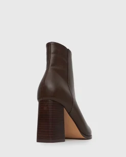Women Betts Chocolate|Ankle Boots^MAX Pointed Toe Ankle Boots