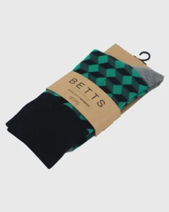 Betts Socks^MENS BAMBOO SOCKS S/M