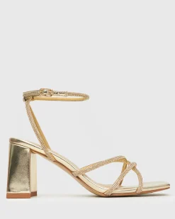 Women Betts High|Strappy^NADINE 2 Block Heel Strappy Sandals