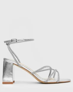Women Betts Bridal|Block^NADINE 2 Block Heel Strappy Sandals