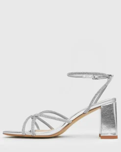 Women Betts Bridal|Block^NADINE 2 Block Heel Strappy Sandals