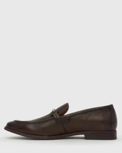 Betts Loafers|Dress^NATE Leather Buckle Trim Loafers