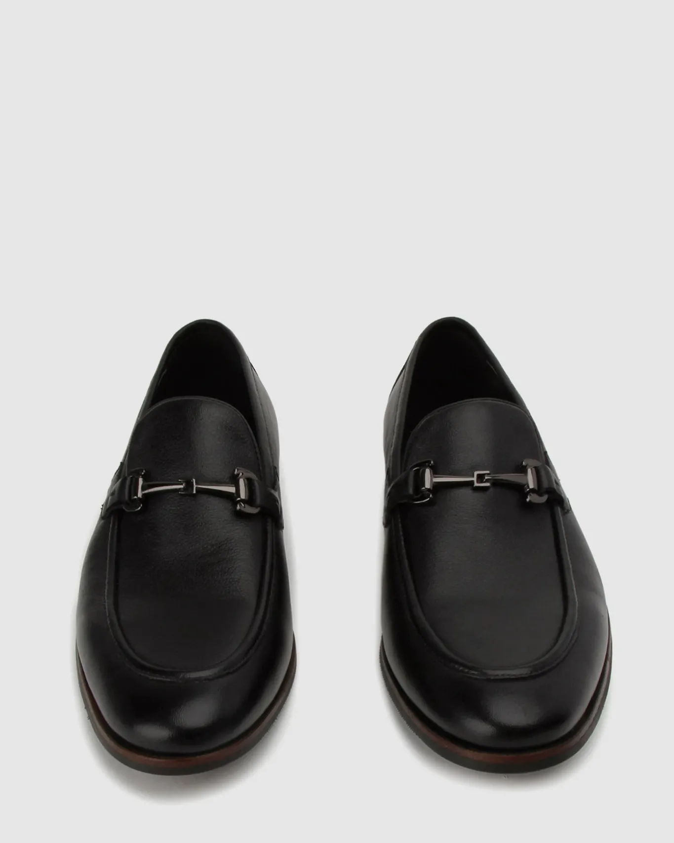 Betts Loafers|Dress^NATE Leather Buckle Trim Loafers