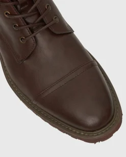 Betts Casual^NIKO Cap Toe Lace Combat Boots