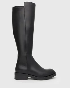Women Betts Riding|Knee High^PIERCE Rounded Toe Knee-High Boots