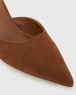 Women Betts Pumps|Low-Mid^PRE-ORDER AMALIE Pointed Toe Stiletto Mules