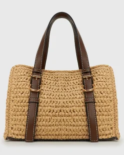 Betts Shoe Matches^PRE-ORDER BRIGHTON Raffia Shoulder Bag