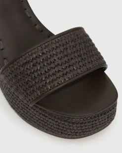 Women Betts High|Platforms^PRE-ORDER FAME Raffia Platform Wedges