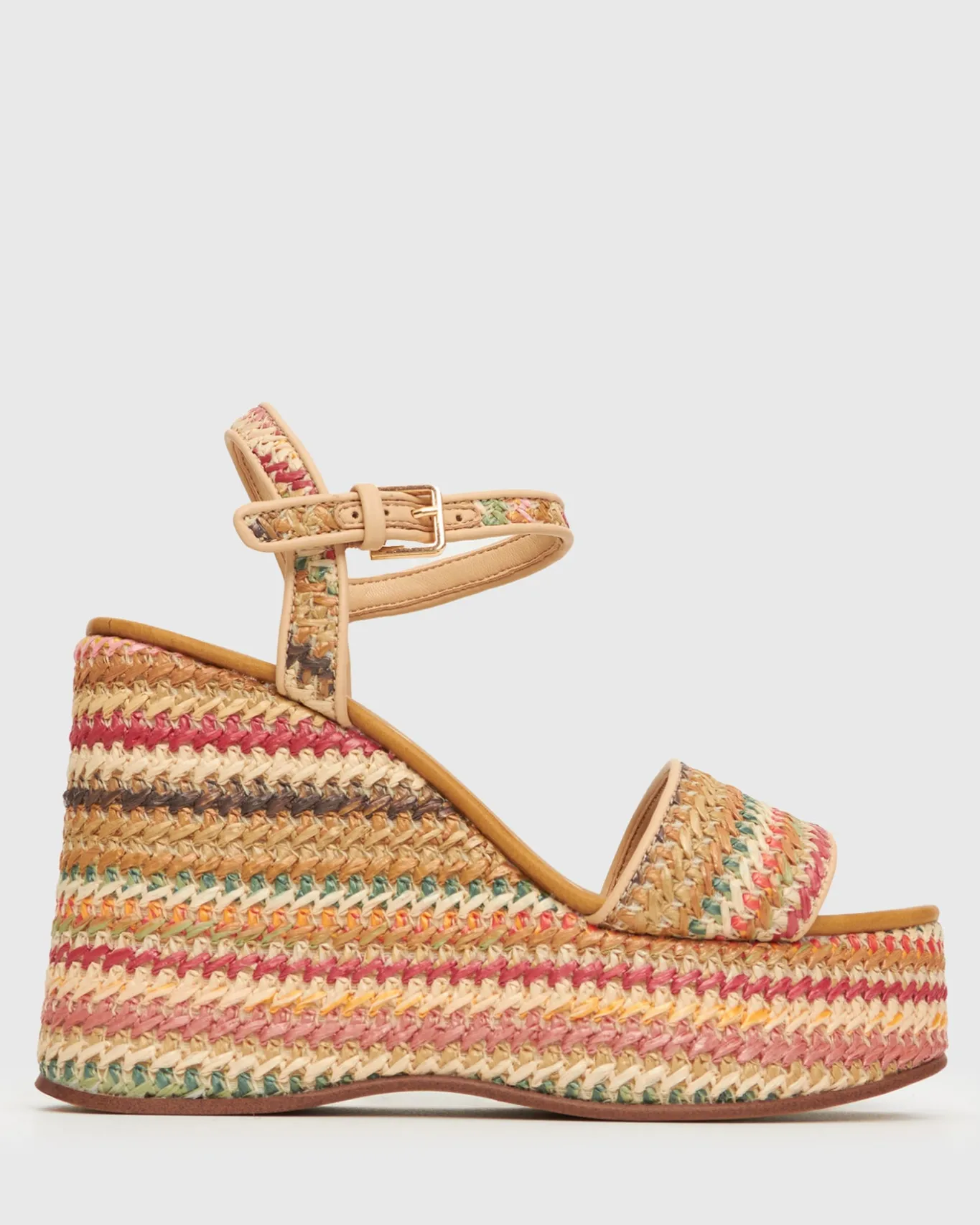 Women Betts High|Platforms^PRE-ORDER FAME Raffia Platform Wedges