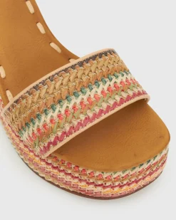 Women Betts High|Platforms^PRE-ORDER FAME Raffia Platform Wedges