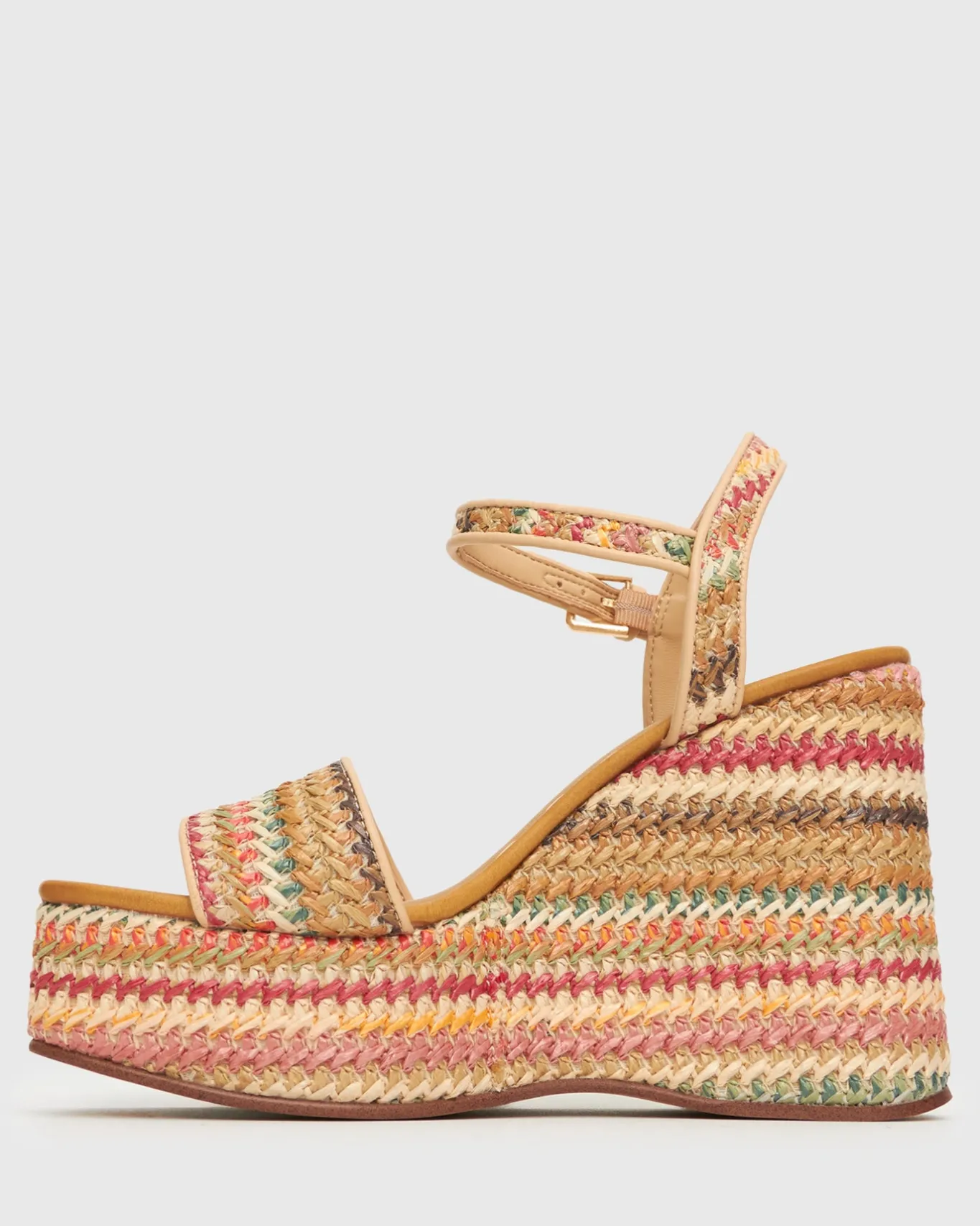 Women Betts High|Platforms^PRE-ORDER FAME Raffia Platform Wedges