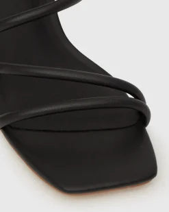 Women Betts Block|Low-Mid^PRE-ORDER HALLIE Low Wooden Block Heel Mules