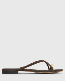 Women Betts Sandals|Flats^PRE-ORDER MANTRA Leather Flat Strappy Sandals
