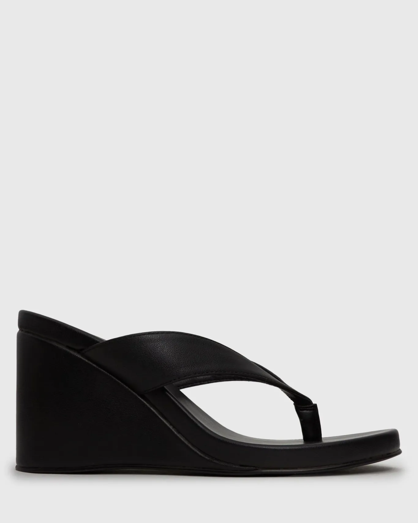 Women Betts Platforms|Heeled^PRE-ORDER SABLE Thong Wedge Sandals