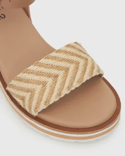 Women Betts Leather|Heeled^PRE-ORDER SANDREA Stacked Heel Wedges