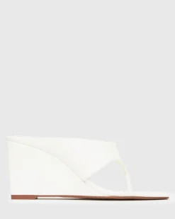 Women Betts Bridal|Heeled^PRE-ORDER SELENE Square Toe Wedge Sandals