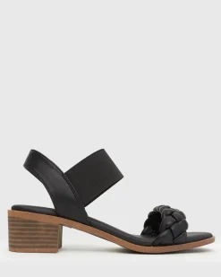 Women Betts Wider Fit|Block^PRE-ORDER Wider Fit HANSEL Braided Ankle Strap Sandals