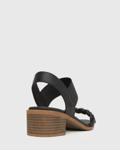 Women Betts Wider Fit|Block^PRE-ORDER Wider Fit HANSEL Braided Ankle Strap Sandals