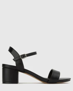 Women Betts Block|Low-Mid^RORY Vegan Round Toe Sandals