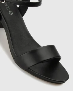 Women Betts Block|Low-Mid^RORY Vegan Round Toe Sandals