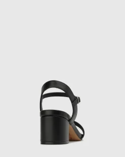 Women Betts Block|Low-Mid^RORY Vegan Round Toe Sandals