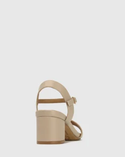 Women Betts Bridal|Block^RORY Vegan Round Toe Sandals