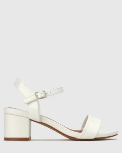 Women Betts Bridal|Block^RORY Vegan Round Toe Sandals