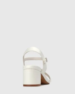 Women Betts Bridal|Block^RORY Vegan Round Toe Sandals