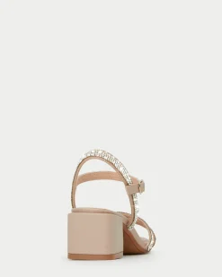 Women Betts Bridal|Block^SHAY Diamante Low Heeled Sandals