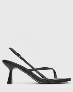 Women Betts Low-Mid|Stilettos^SIENA Strappy Thong Heel Sandals
