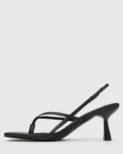 Women Betts Low-Mid|Stilettos^SIENA Strappy Thong Heel Sandals