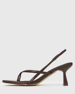 Women Betts Low-Mid|Stilettos^SIENA Strappy Thong Heel Sandals