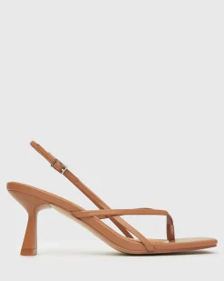 Women Betts Low-Mid|Stilettos^SIENA Strappy Thong Heel Sandals