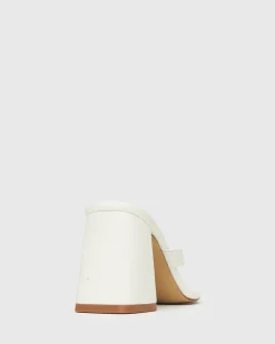 Women Betts Bridal|Block^SUNDOWNER Leather Thong Mule Sandals
