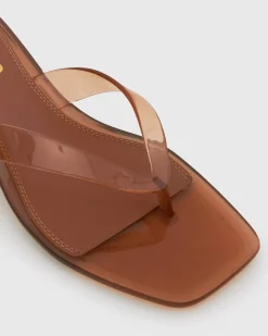 Women Betts Low-Mid|Heeled^TYLA Jelly Kitten Heel Thong Sandals