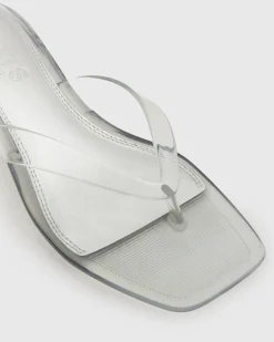 Women Betts Low-Mid|Heeled^TYLA Jelly Kitten Heel Thong Sandals