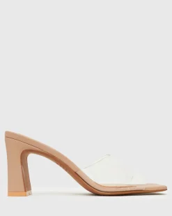Women Betts Bridal|Block^UNIQUE Square Toe Heeled Mules
