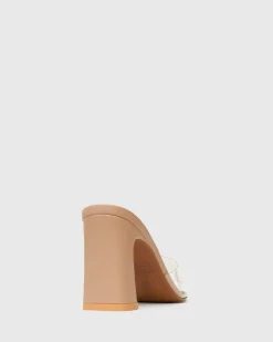 Women Betts Bridal|Block^UNIQUE Square Toe Heeled Mules