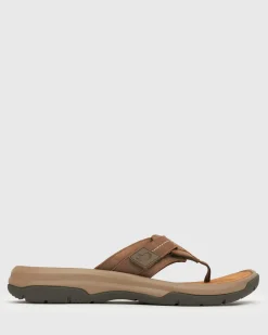 Betts Slides^VICTOR Leather Thong Sandals