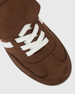 Women Betts Wider Fit|Wider Fit^Wider Fit BUTTERSCOTCH Low-Top Lace-Up Sneakers