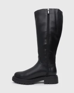 Women Betts Riding|Wider Fit^Wider Fit DRAGON Round Toe Knee Boots