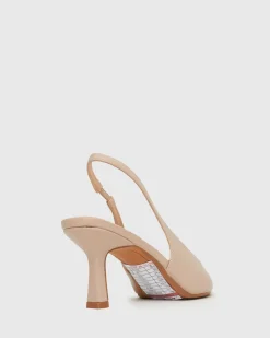Women Betts Wider Fit|Pumps^Wider Fit JERRY Slingback Stiletto Heel Pumps