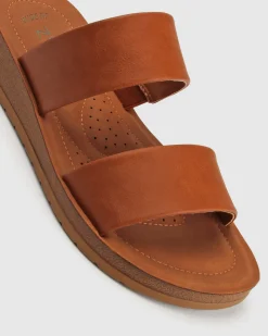 Women Betts Sandals|Flats^Wider Fit ROWIE Vegan Slides